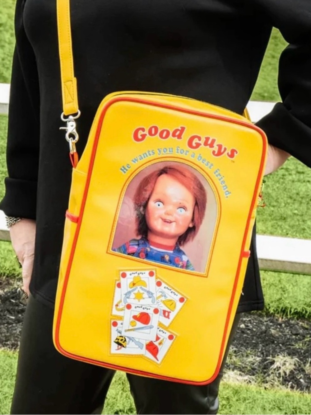 Good Guys Yellow Kids Crossbody Bag